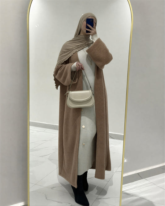 Manteau Cardigan - Beige nude